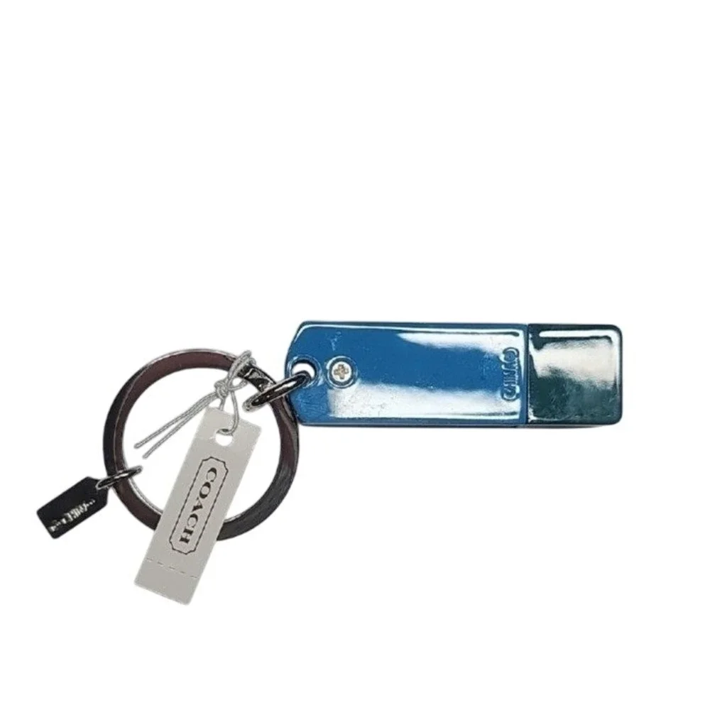 Coach Keychain‎ USB Drive Blue 8GB Keyring F69036 NWT